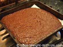 Chocolate Brownies Cooked from the Oven