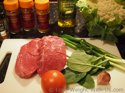Ingredients for a Lamb Curry