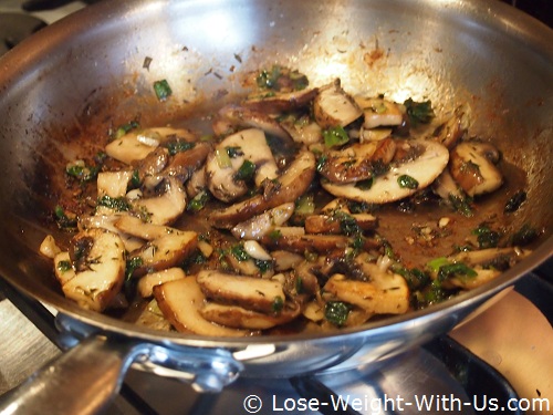 Mushrooms Cooked