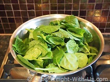Spinach Ready for Steaming