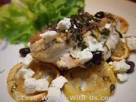 Baked Chicken Breast Recipe With Feta Cheese and Olives
