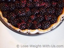 Blackberry Pie Before Cooking
