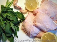 Ingredients for Baked Chicken Thighs
