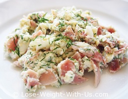  Dill and Ham Scrambled Eggs