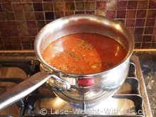 Cooking Italian Meatball Soup