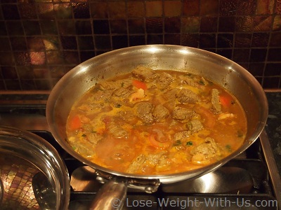 Lamb Curry Simmering