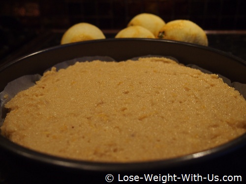 Lemon Cake Ready for Cooking