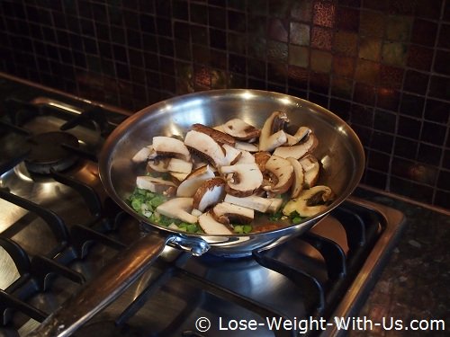 Frying Mushrooms