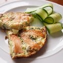 Smoked Salmon Frittata:  320 kcal