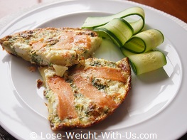 Smoked Salmon Frittata