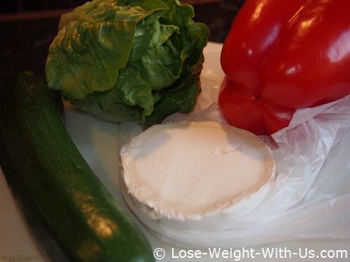 Ingredients for the Goats Cheese Salad